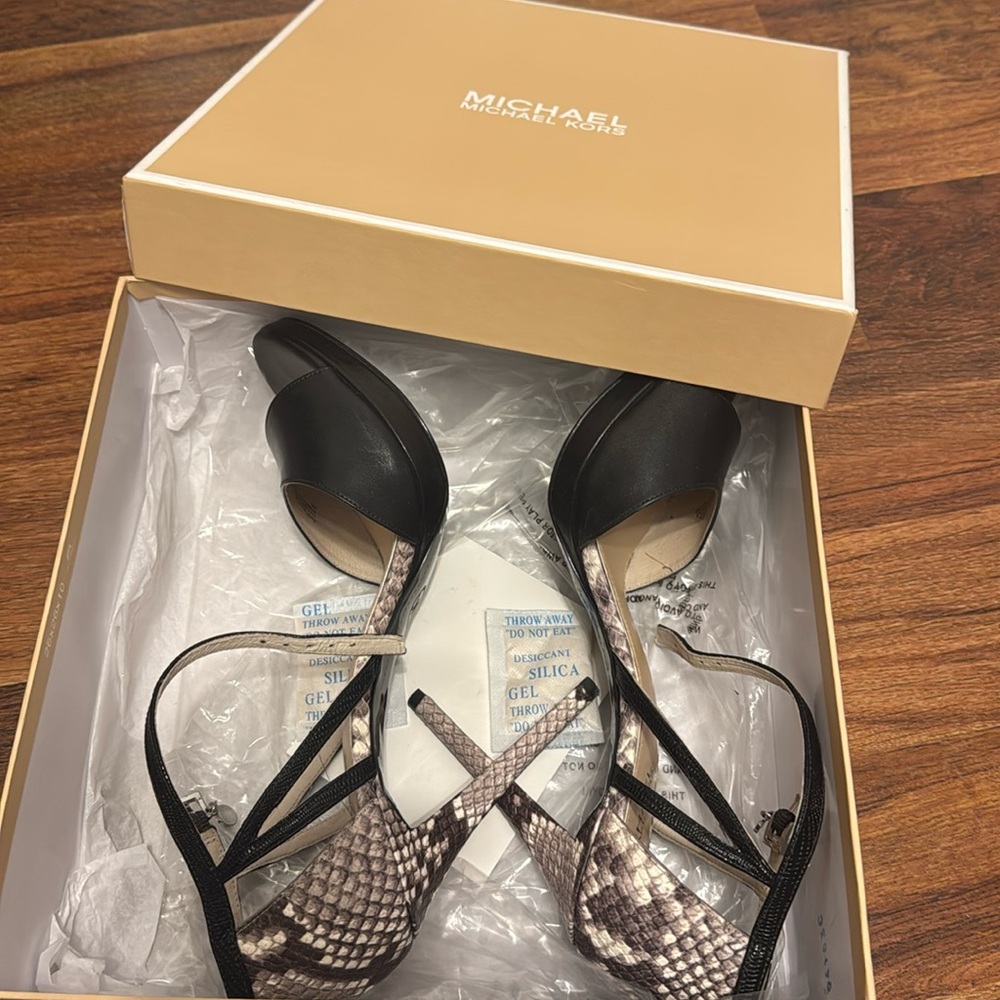 Never worn brand new MK heels